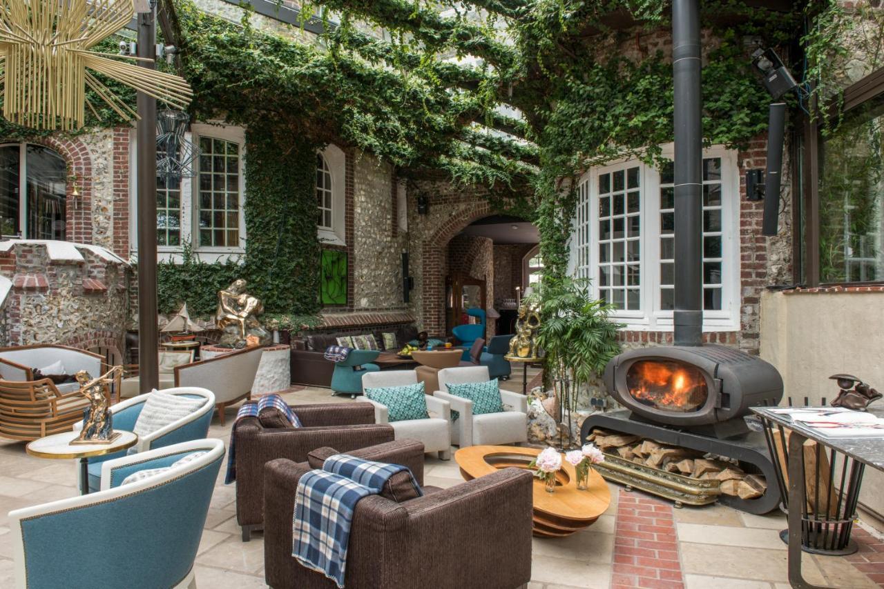 Hotel Domaine Saint Clair - Le Donjon Étretat Zewnętrze zdjęcie