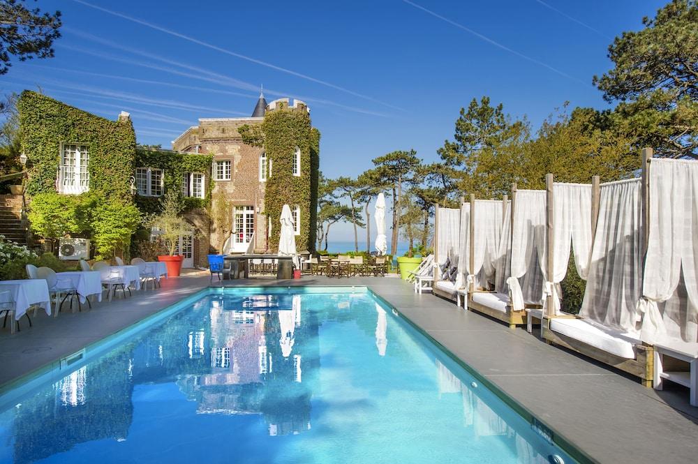 Hotel Domaine Saint Clair - Le Donjon Étretat Zewnętrze zdjęcie