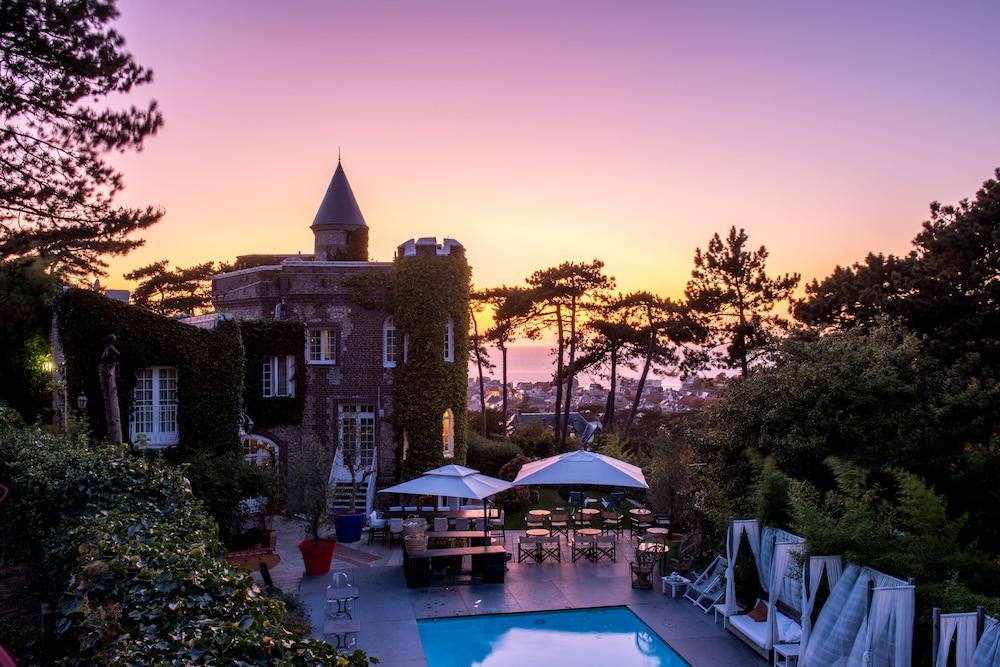 Hotel Domaine Saint Clair - Le Donjon Étretat Zewnętrze zdjęcie