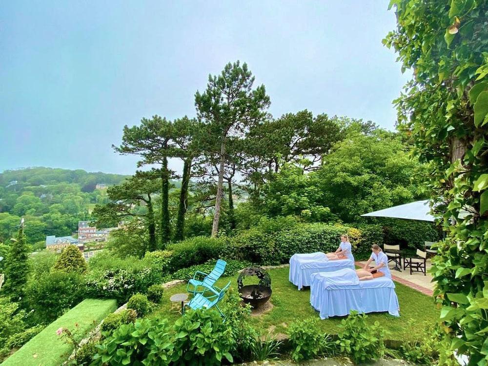 Hotel Domaine Saint Clair - Le Donjon Étretat Zewnętrze zdjęcie